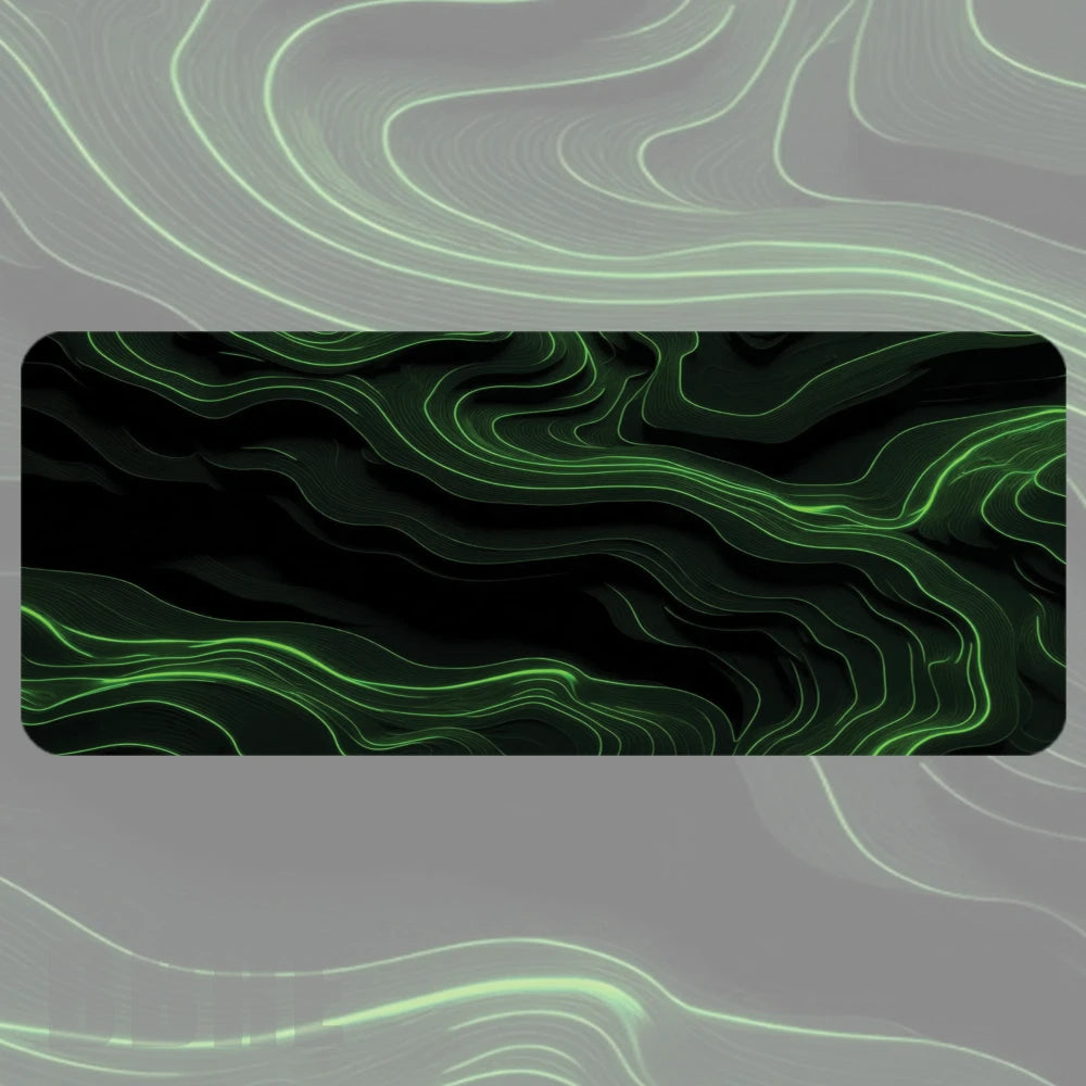 Green Wave Faded Image