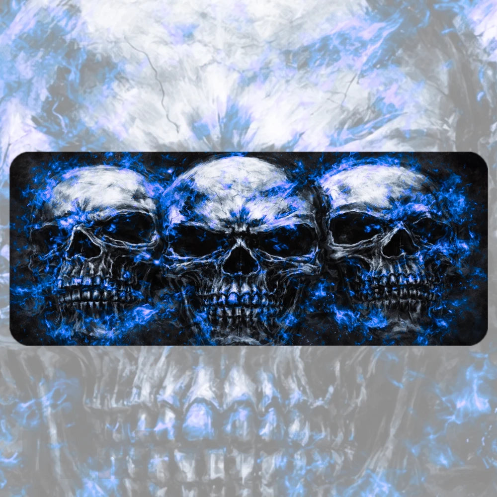 Blue Skull 2 Faded Image