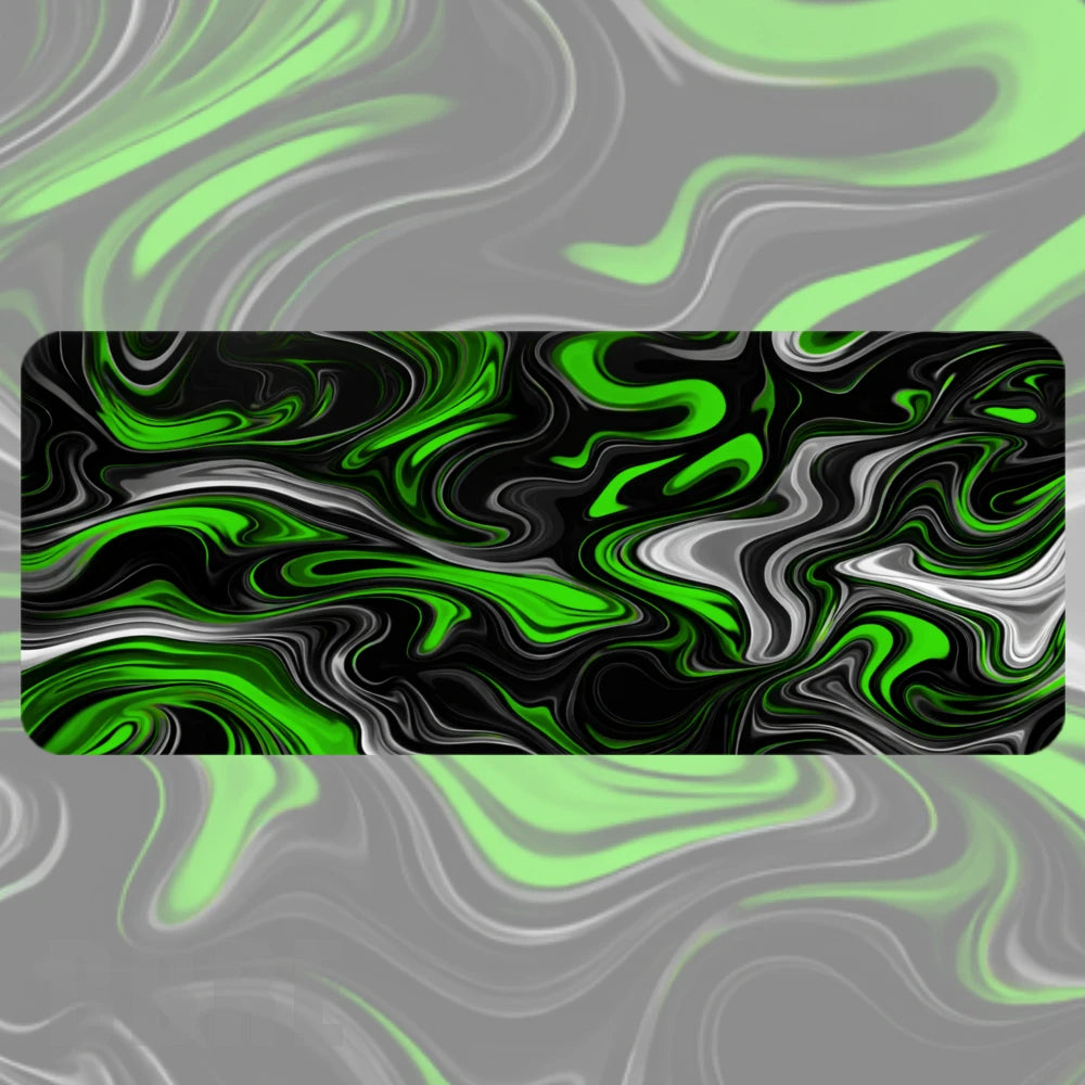 Green Swirl Faded Image