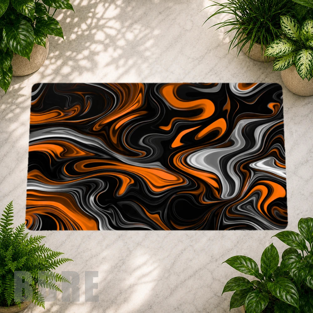 Orange Swirl Sample Image