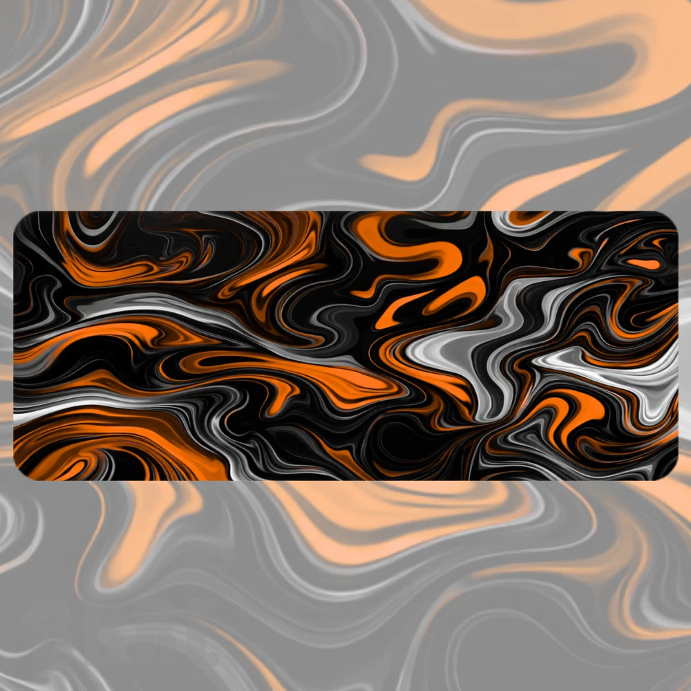 Orange Swirl Faded Image