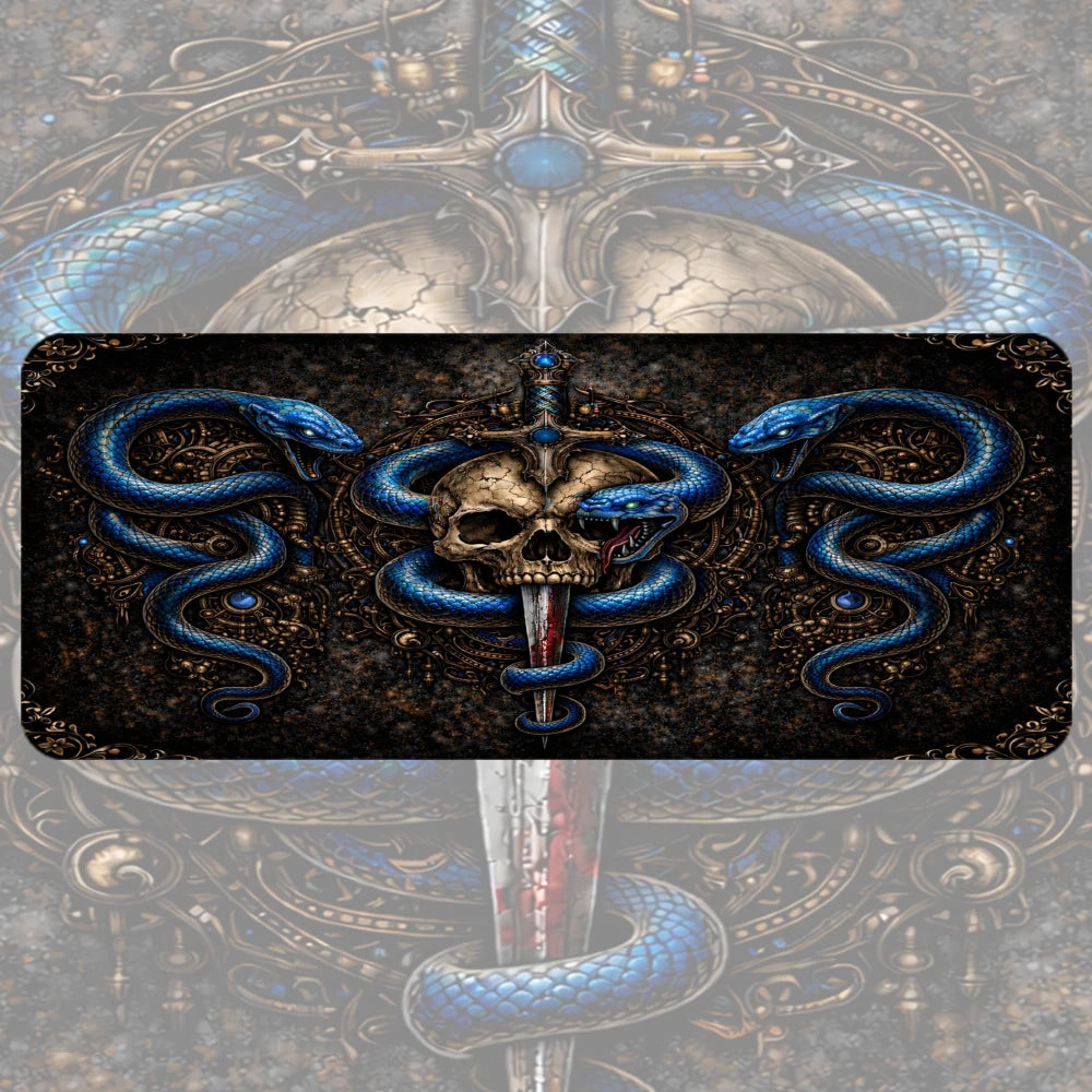 Serpent Skull Faded Image