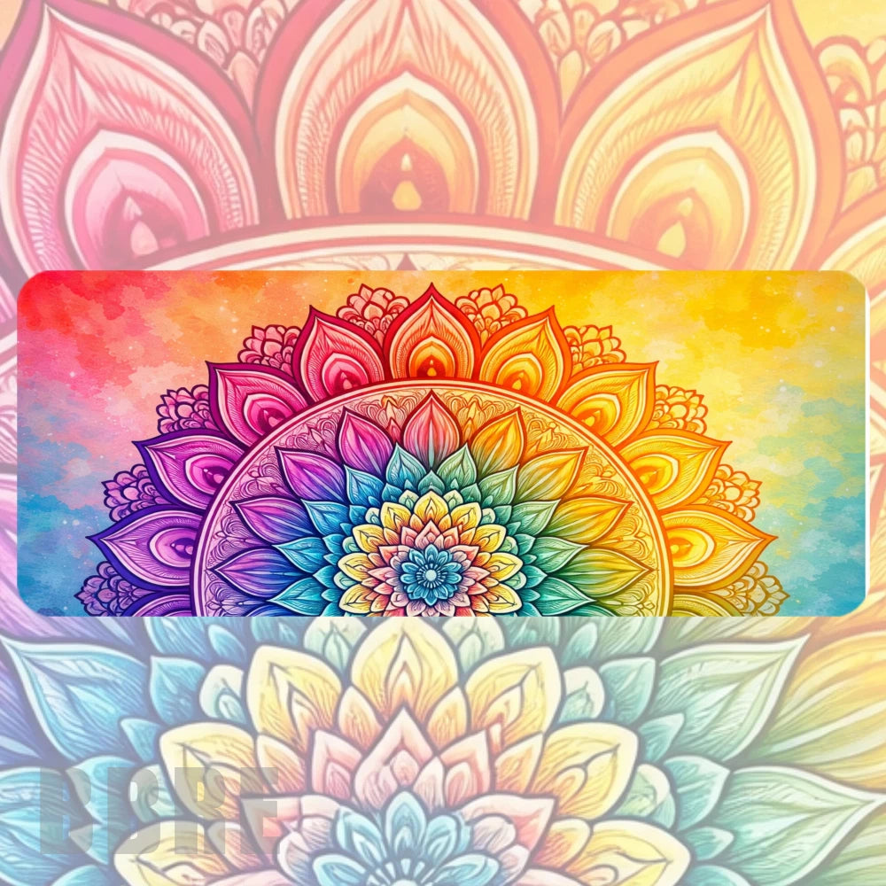 Colorful Mandala Faded Image