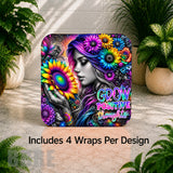 Positive Thoughts Digital Clock Transfer