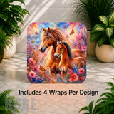 Equine Beauty Digital Clock Transfer