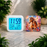 Equine Beauty Digital Clock Transfer