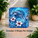 Dolphin Waves Digital Clock Transfer