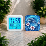 Dolphin Waves Digital Clock Transfer