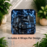 Truck Thunder Digital Clock Transfer