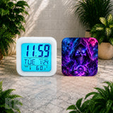 Cosmic Skull Digital Clock Transfer