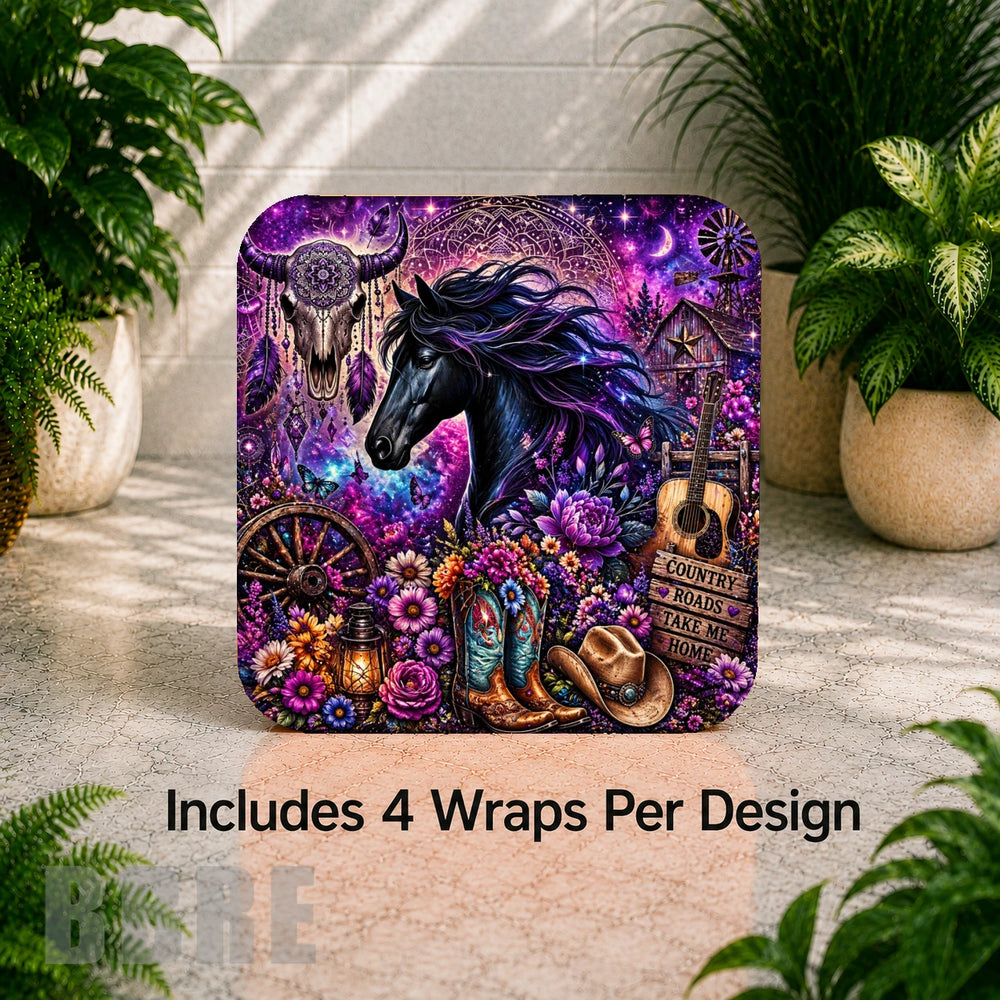 Mystic Horse Digital Clock Transfer