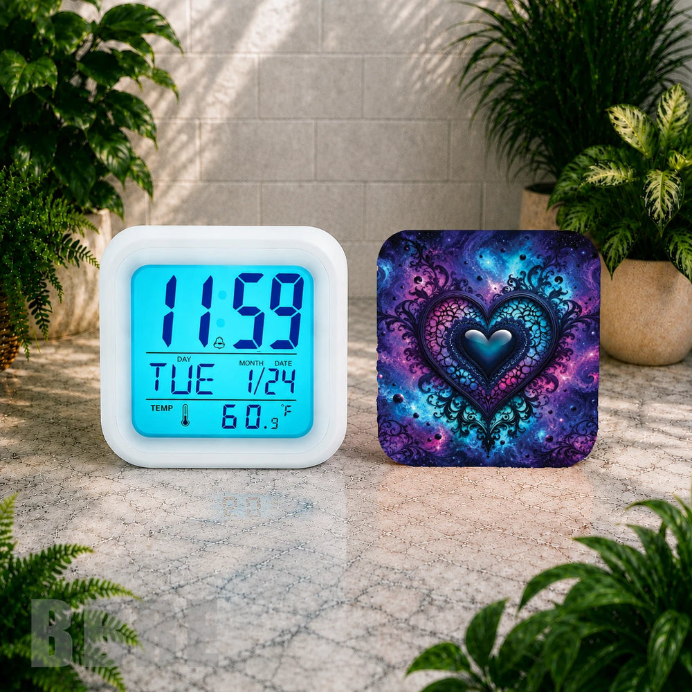 Cosmic Heart Digital Clock Transfer