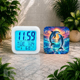 Dolphin Dance Digital Clock Transfer