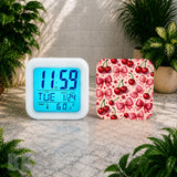 Cherry Bow Digital Clock Transfer