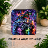 Dino Monster Digital Clock Transfer