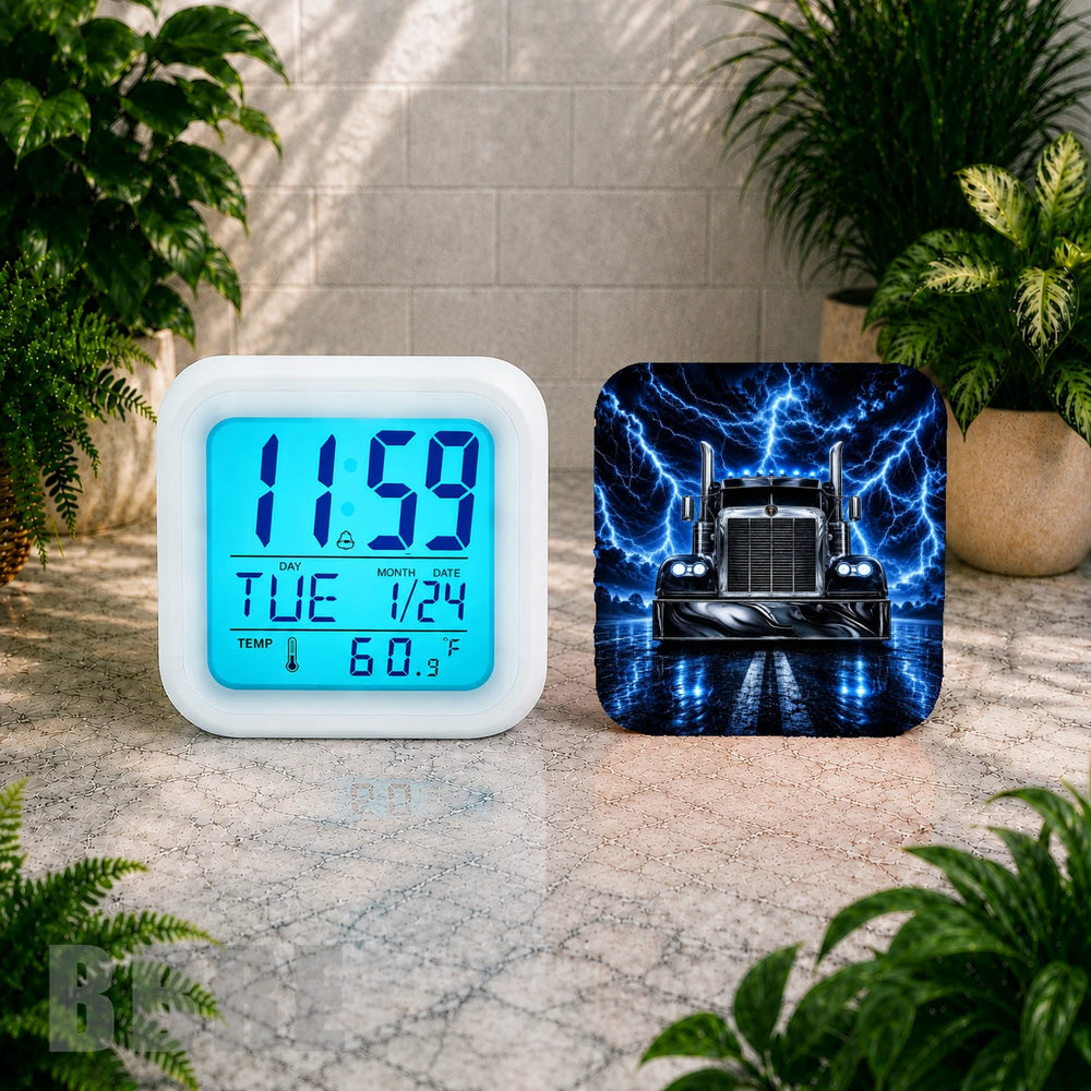 Electric Truck Digital Clock Transfer