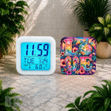Tropical Love Digital Clock Transfer
