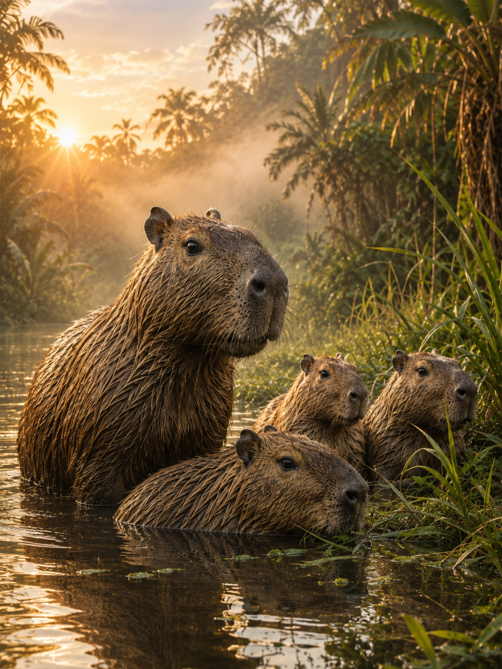 Capybara Family Main Image