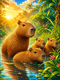 Capybara Family 2 Main Image