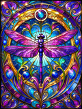 Dragonfly Stained Glass Main Image
