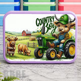 Country Boy Lunch Box Transfer