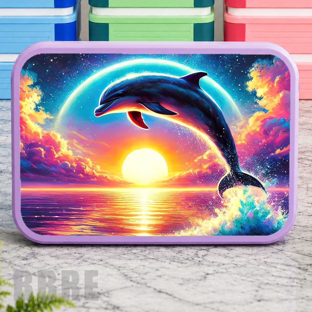 Dolphin Sunset Lunch Box Transfer