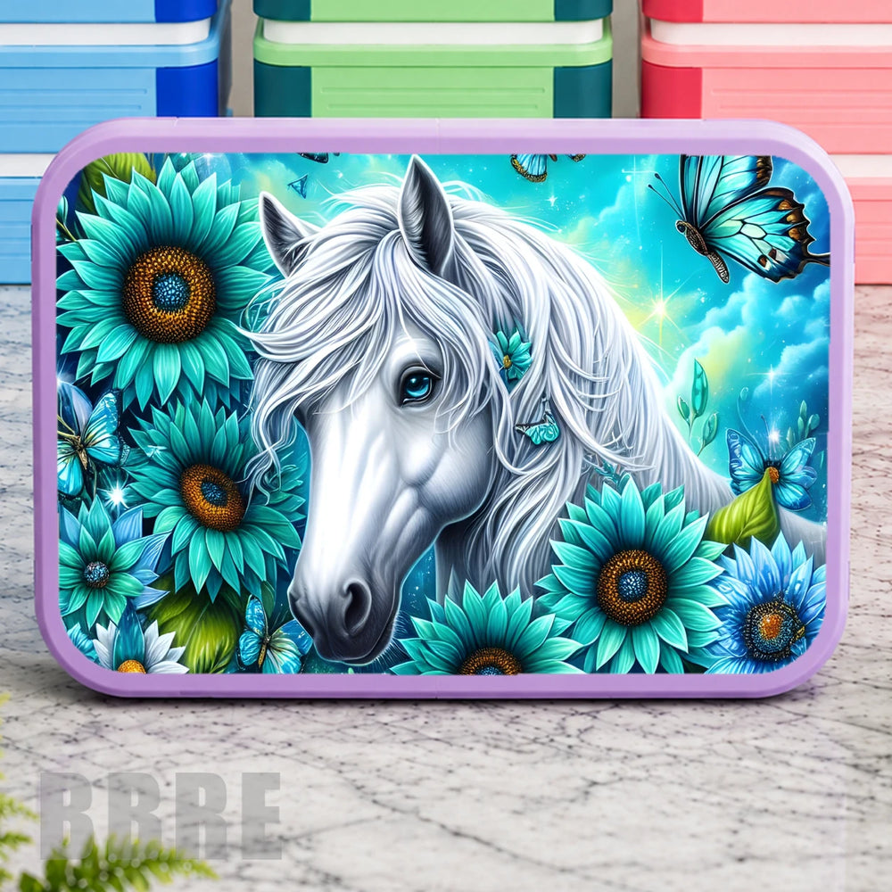 Majestic Unicorn Lunch Box Transfer