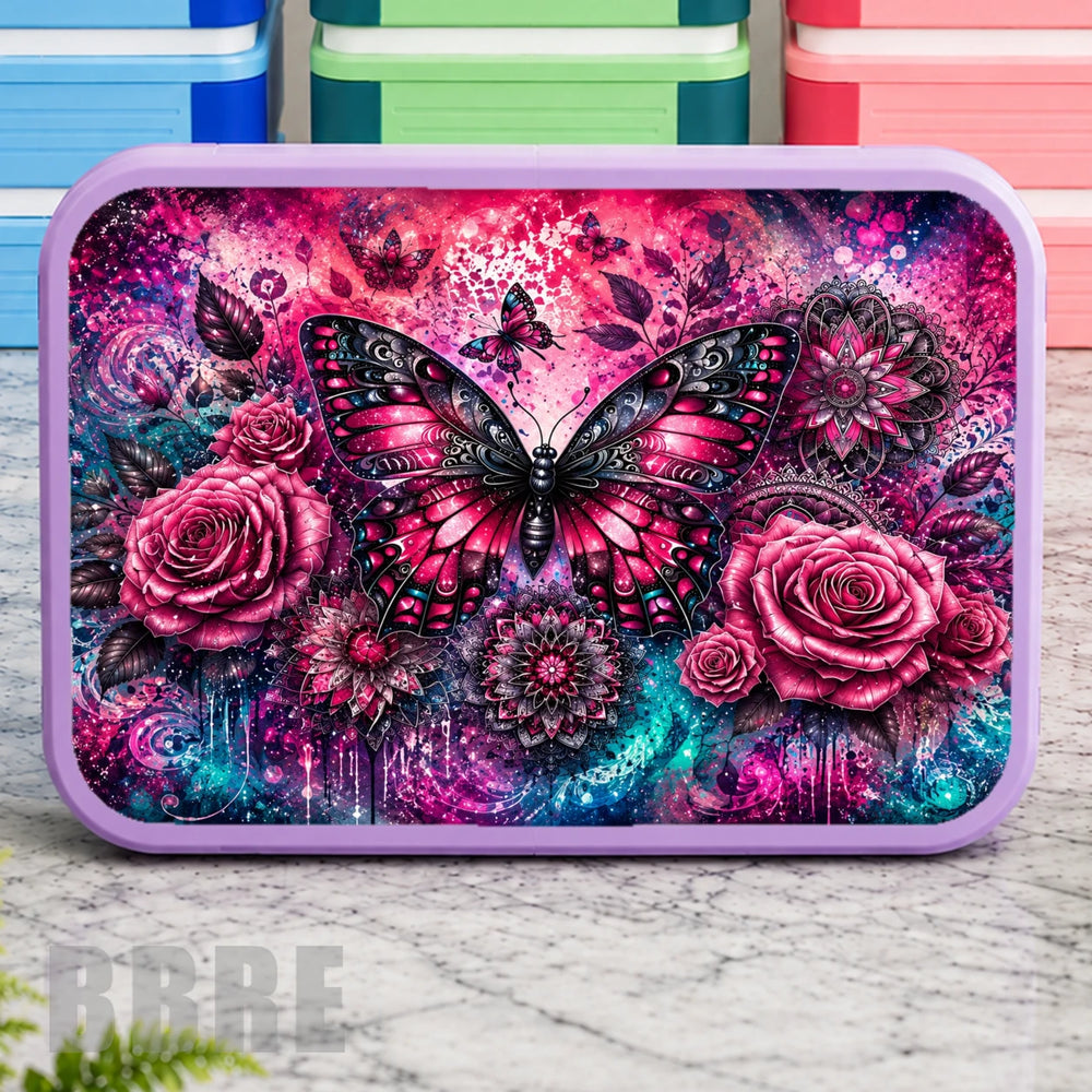 Butterfly Blossom 2 Lunch Box Transfer