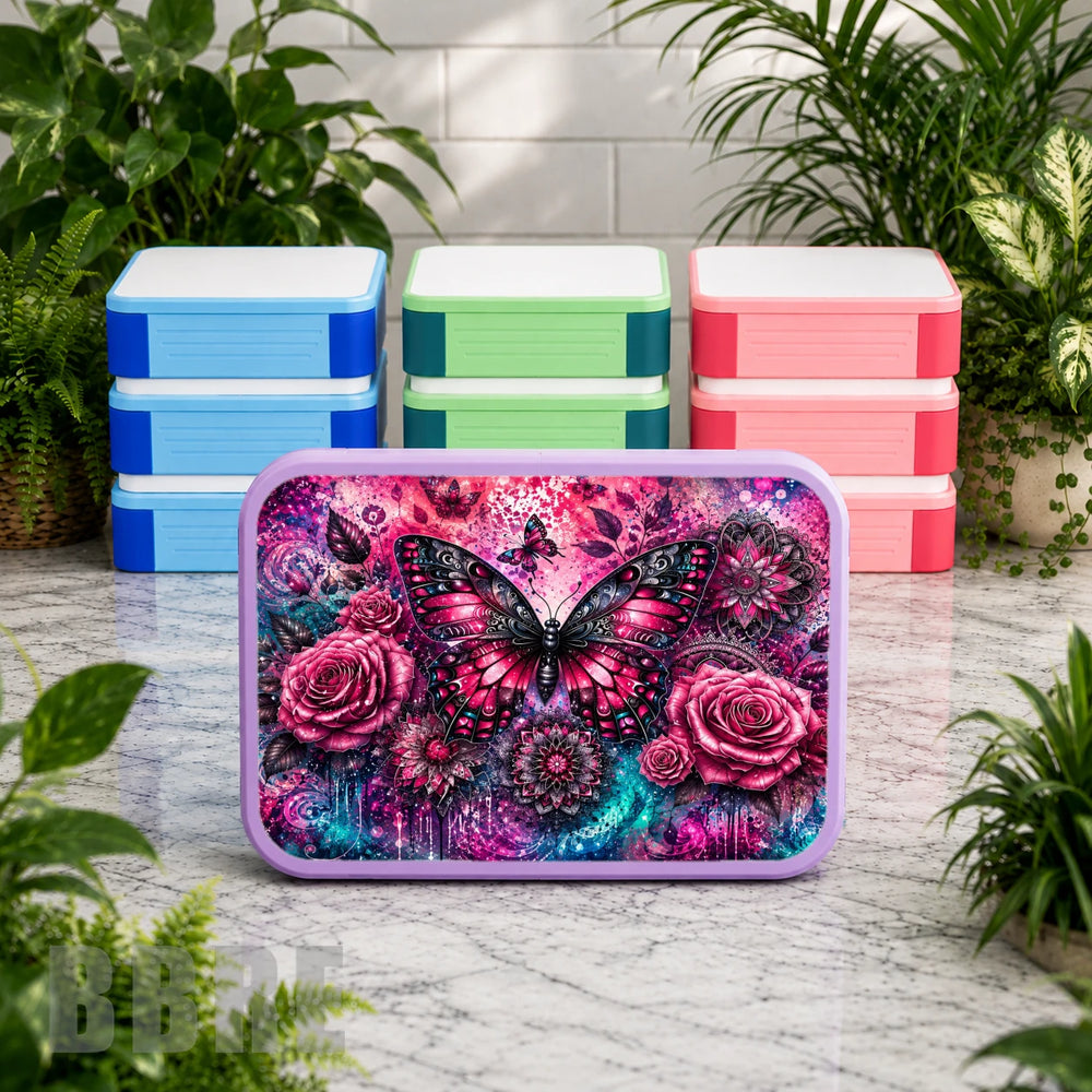Butterfly Blossom 2 Lunch Box Transfer
