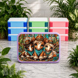 Cowboy Ponies Lunch Box Transfer