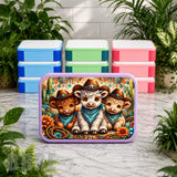 Cowboy Calves Lunch Box Transfer