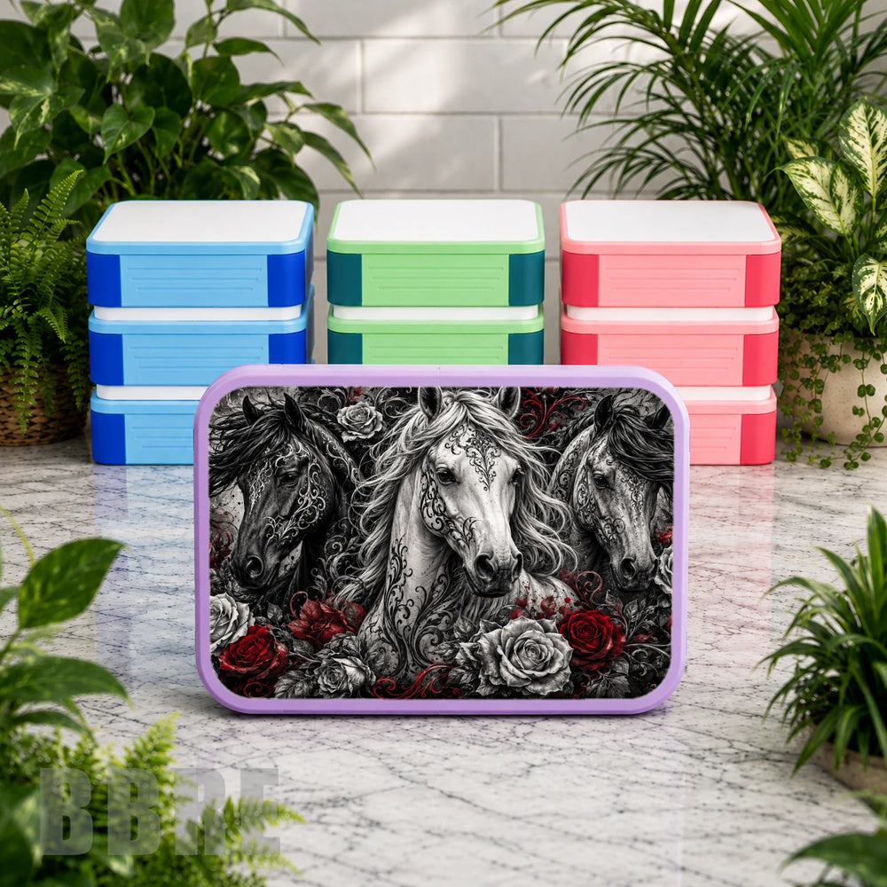 Majestic Horses Lunch Box Transfer