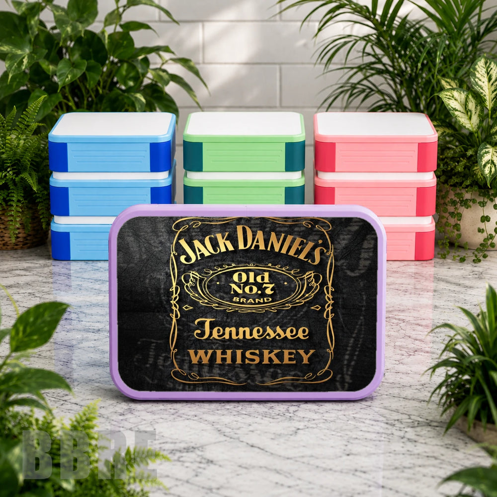 Whiskey Label Lunch Box Transfer