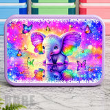 Colorful Elephant Lunch Box Transfer