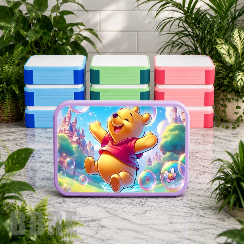Happy Pooh Lunch Box Transfer