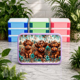 Cute Calf Trio Lunch Box Transfer
