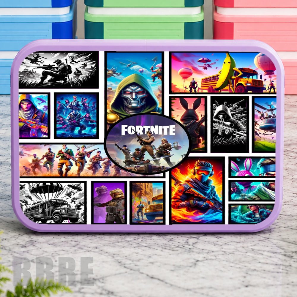 Fortnite Collage Lunch Box Transfer