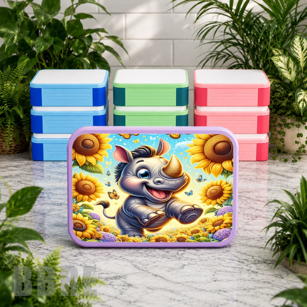 Sunny Rhino Lunch Box Transfer