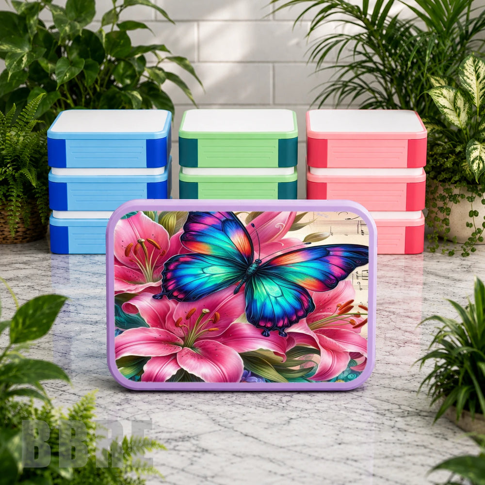 Butterfly Blossom 4 Lunch Box Transfer