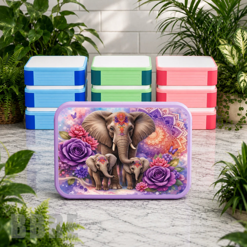 Elephant Family Lunch Box Transfer