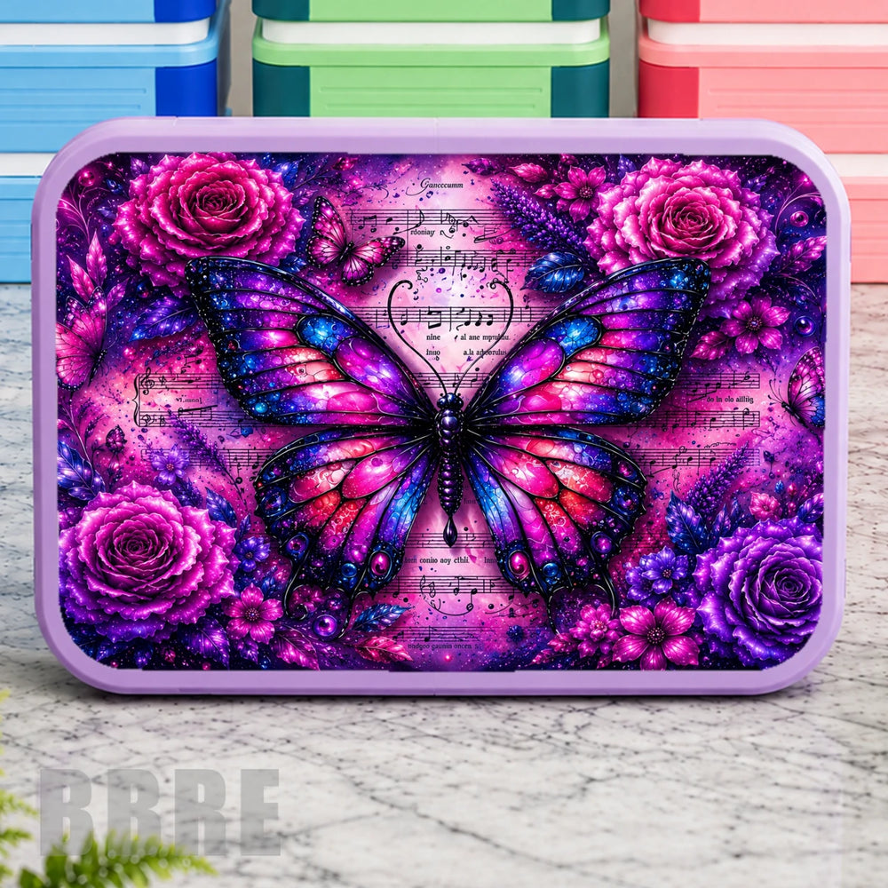 Butterfly Symphony Lunch Box Transfer
