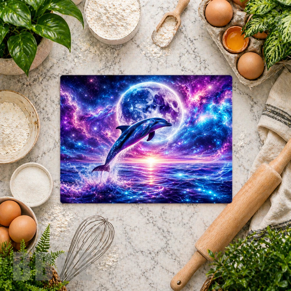 Cosmic Dolphin Vertical Mockup