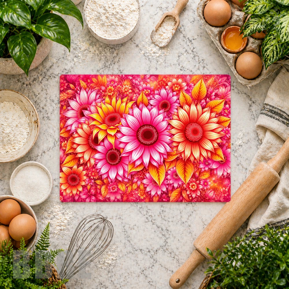 Floral Burst Vertical Mockup