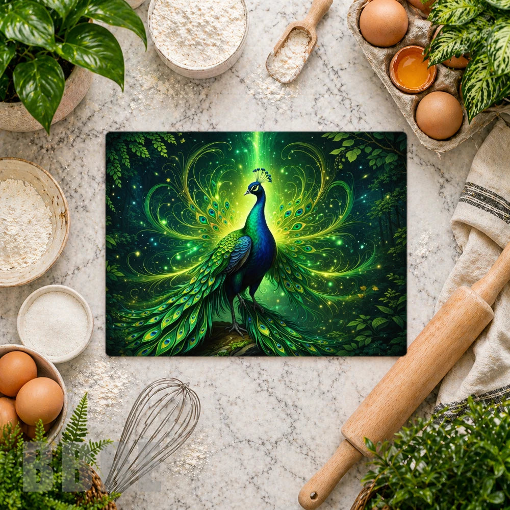 Peacock Elegance 2 Vertical Mockup