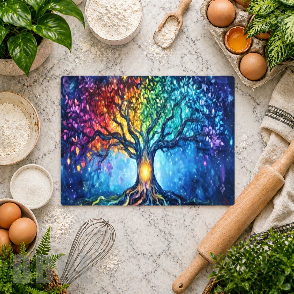 Colorful Tree Vertical Mockup