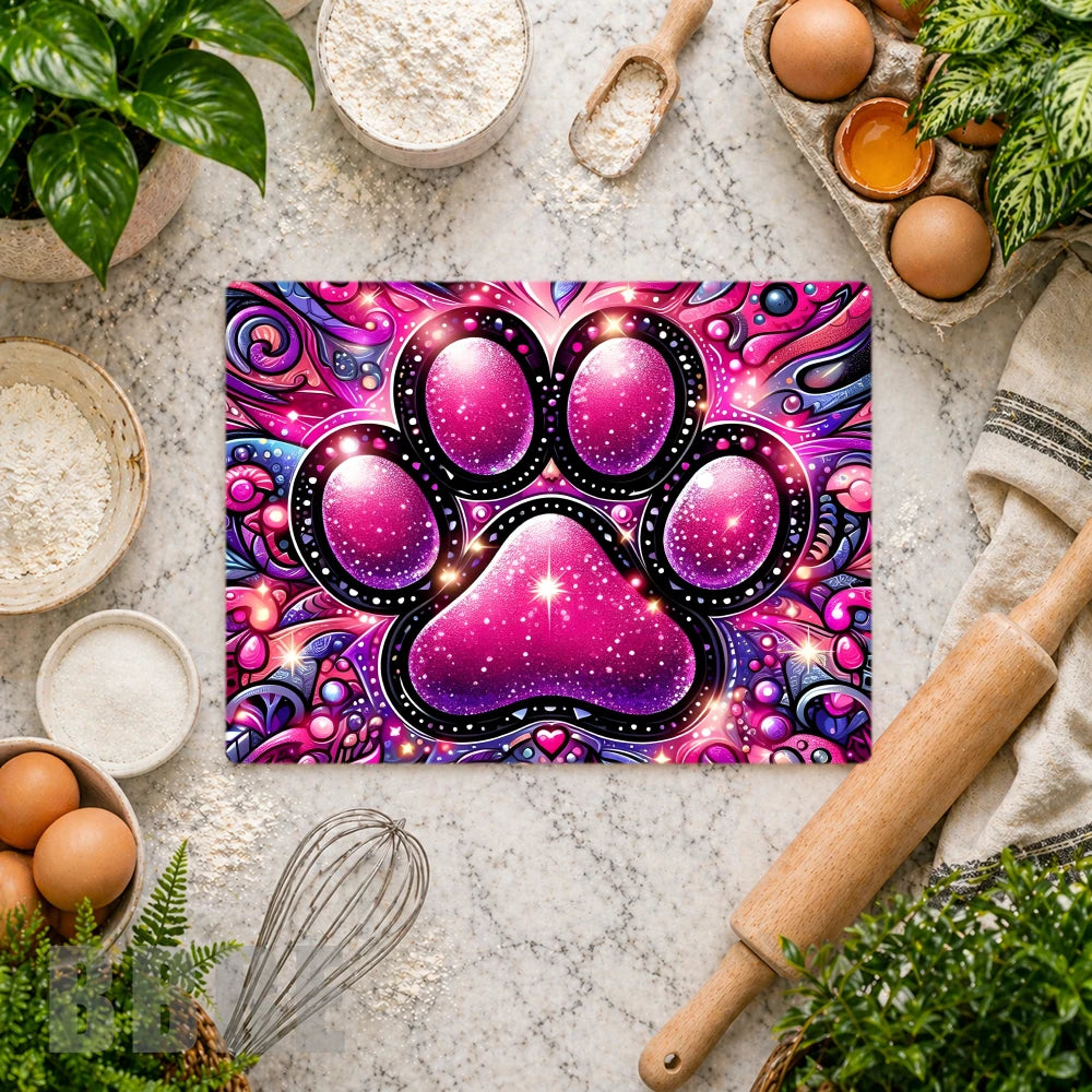 Paw Print Vertical Mockup
