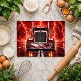 Red Truck Vertical Mockup