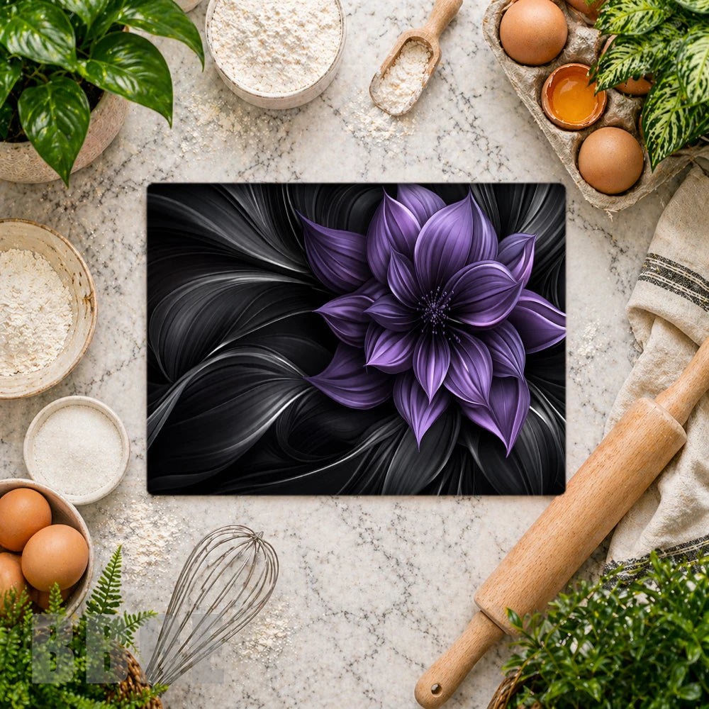 Purple Flower Vertical Mockup