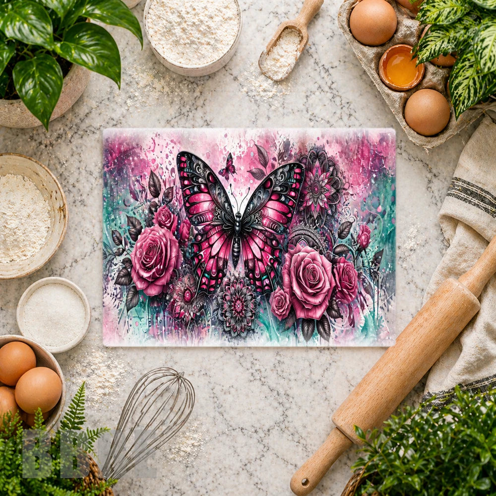 Butterfly Roses Vertical Mockup