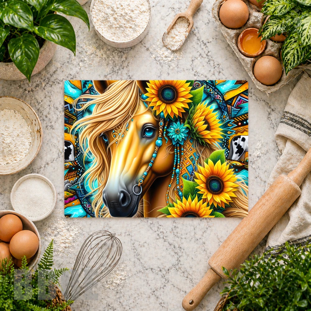 Sunflower Horse 2 Vertical Mockup